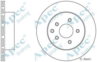 APEC BRAKING dsk2330 -  Тормозной диск